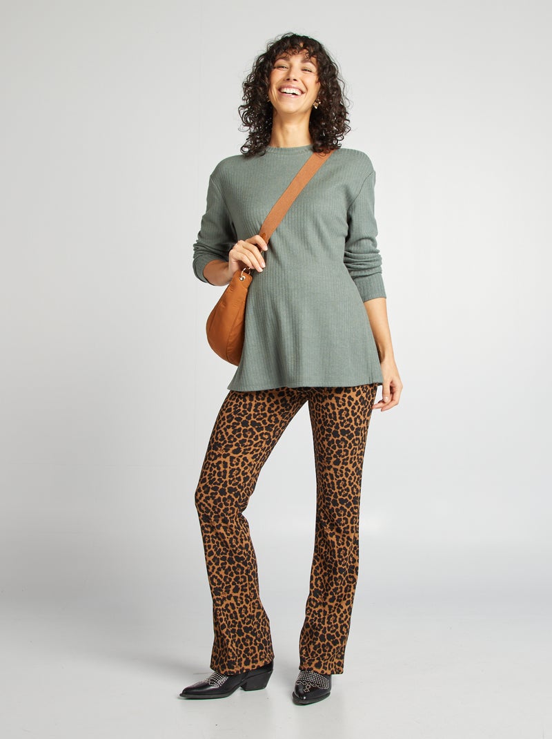 Pullover premaman a coste premaman VERDE - Kiabi