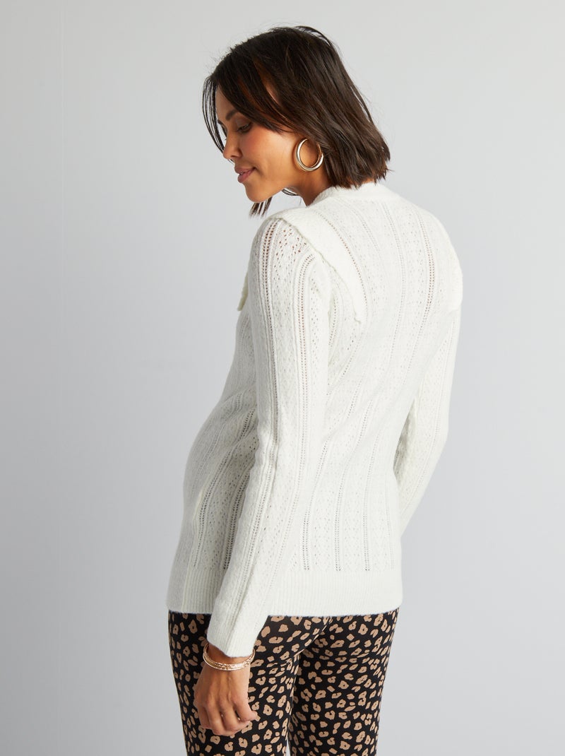 Pullover Femme Pinko - Couleur Blanc - Neuf Avec étiquettes - Modèle élégant