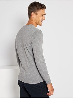 Pullover scollo a V - Kiabi