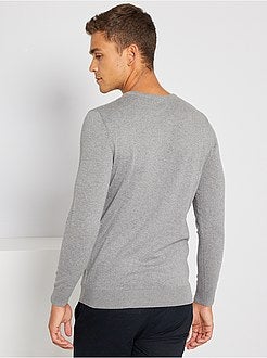 Pullover scollo a V - Kiabi