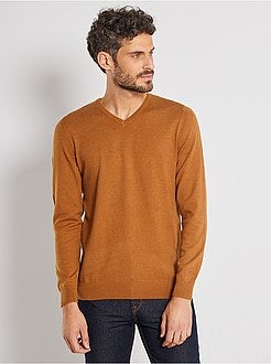 Pullover scollo a V - Kiabi