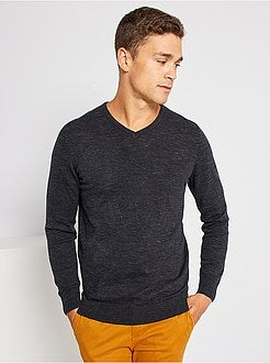 Pullover scollo a V - Kiabi