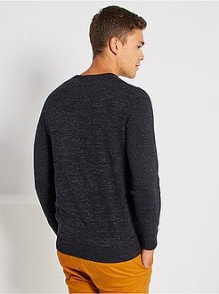 Pullover scollo a V - Kiabi
