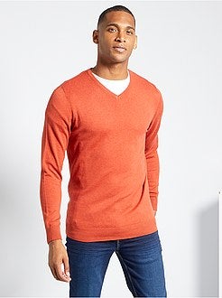 Pullover scollo a V - Kiabi