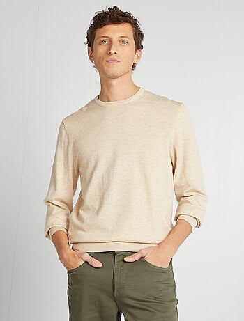 Pullover scollo tondo