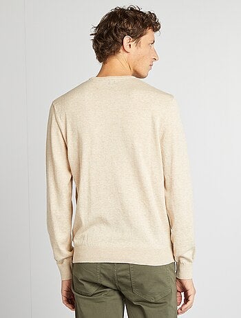 Pullover scollo tondo