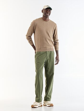 Pullover scollo tondo