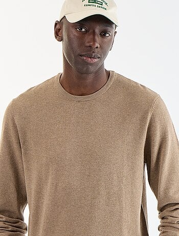 Pullover scollo tondo