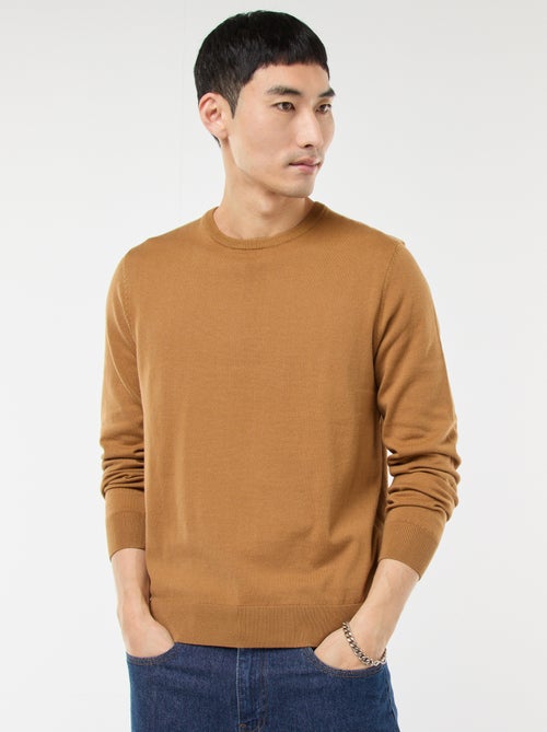 Pullover scollo tondo - Kiabi