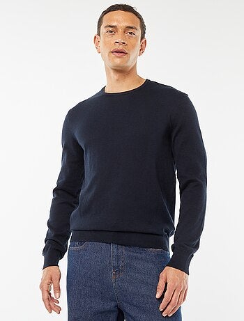 Pullover scollo tondo