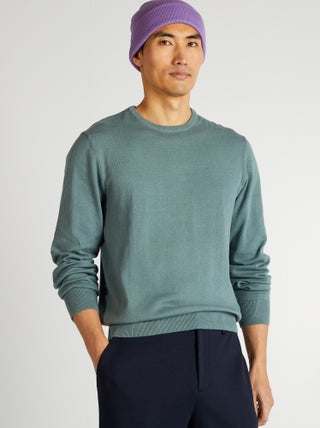 Pullover scollo tondo