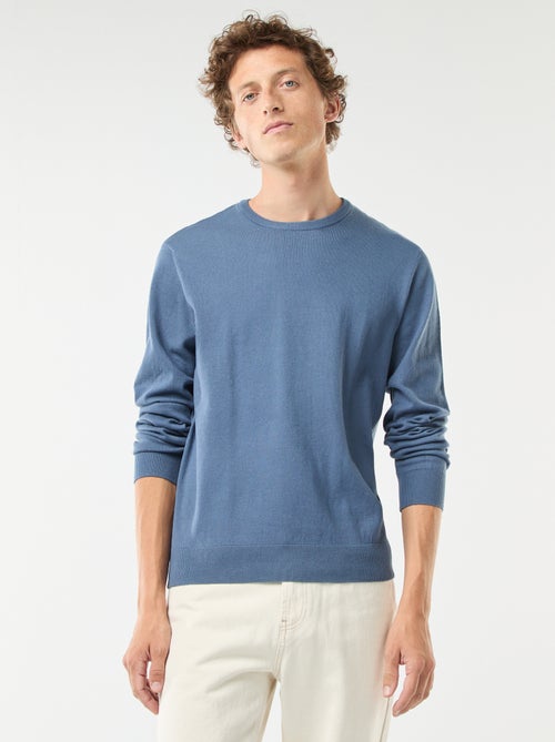 Pullover scollo tondo - Kiabi