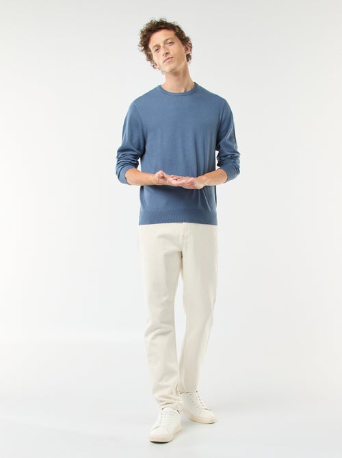 Pullover scollo tondo - Kiabi