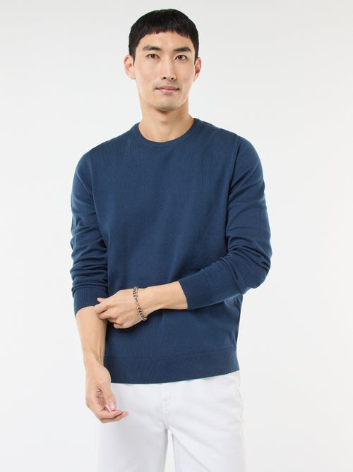Pullover scollo tondo - Kiabi