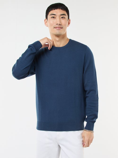 Pullover scollo tondo - Kiabi