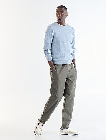 Pullover scollo tondo