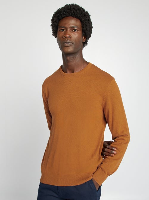 Pullover scollo tondo - Kiabi