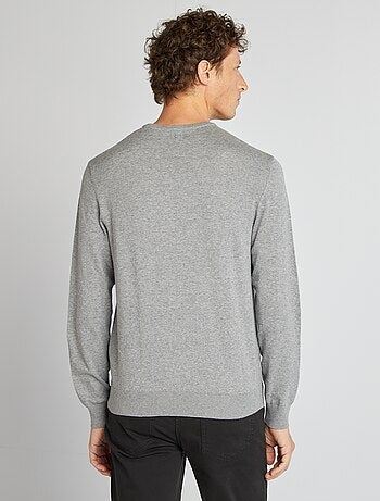Pullover scollo tondo