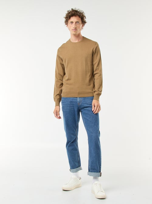 Pullover scollo tondo - Kiabi