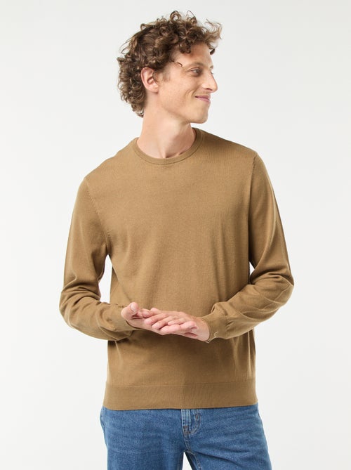 Pullover scollo tondo - Kiabi