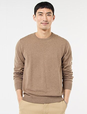 Pullover scollo tondo