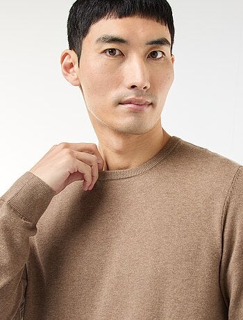 Pullover scollo tondo