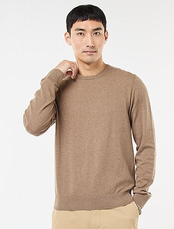 Pullover scollo tondo