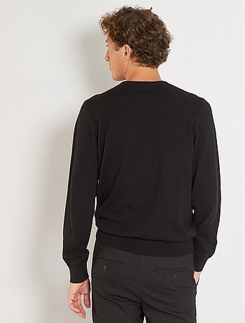 Pullover scollo tondo