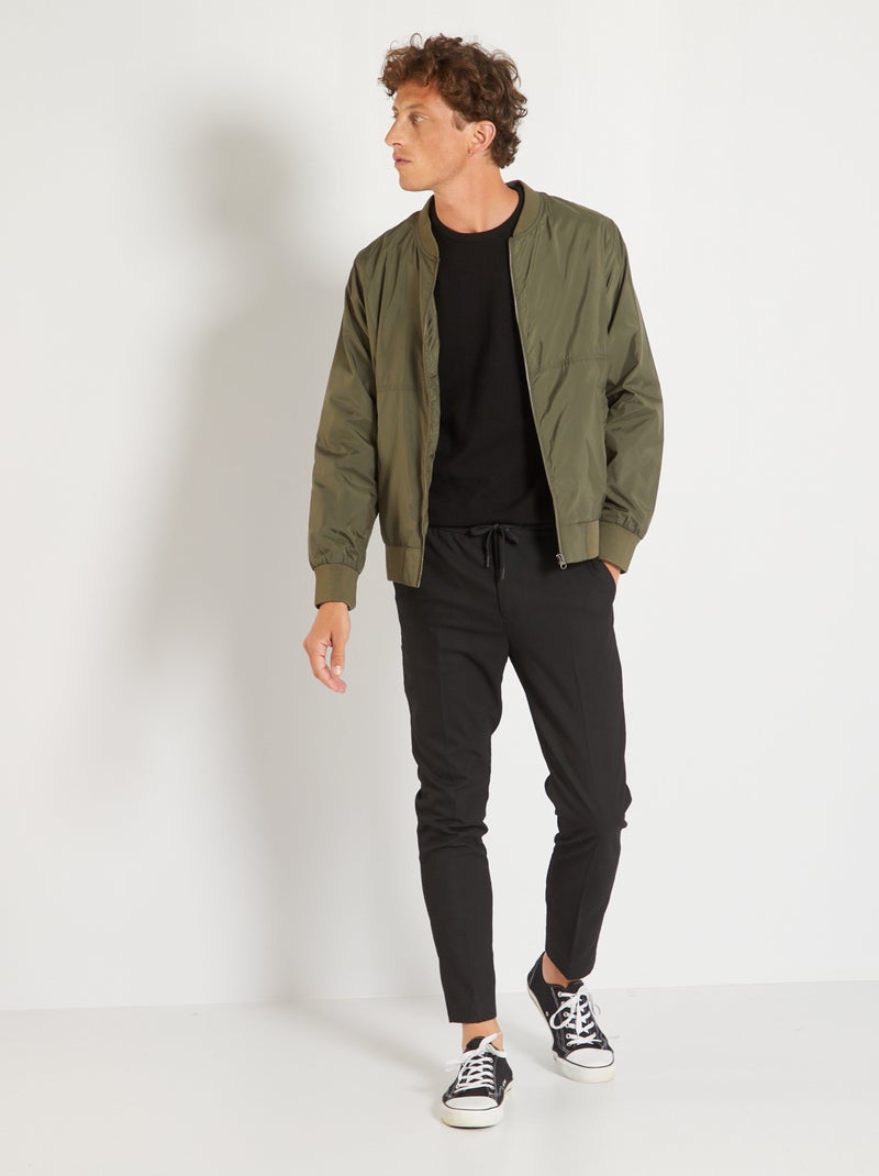 Pullover Kiabi Scollo Tondo - Nero, Maglina Comoda - Foto 1
