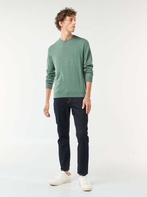 Pullover scollo tondo - Kiabi