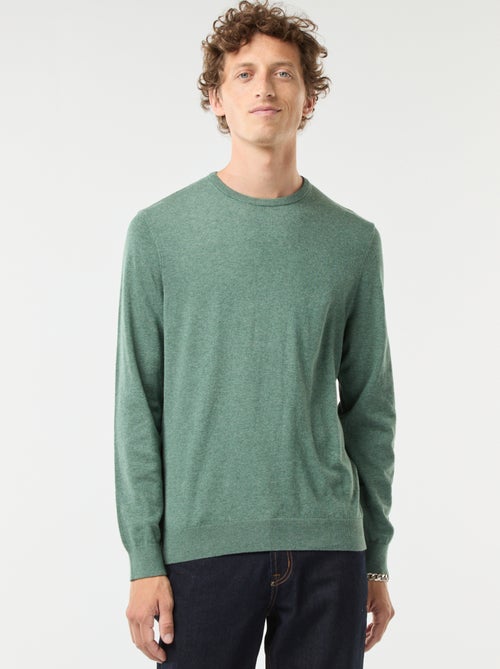 Pullover scollo tondo - Kiabi