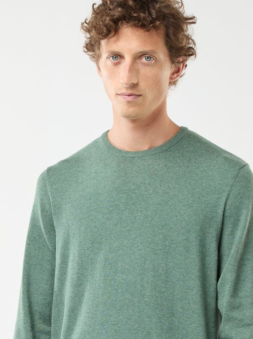 Pullover scollo tondo - Kiabi