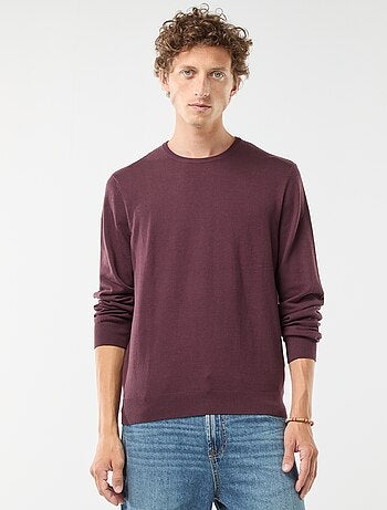 Pullover scollo tondo