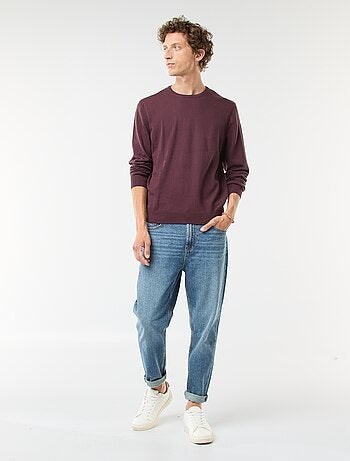 Pullover scollo tondo