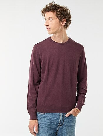 Pullover scollo tondo