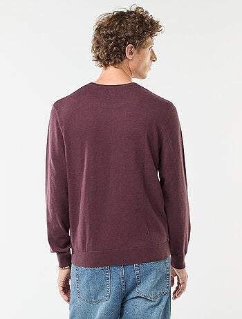 Pullover scollo tondo