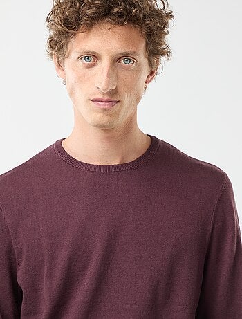 Pullover scollo tondo