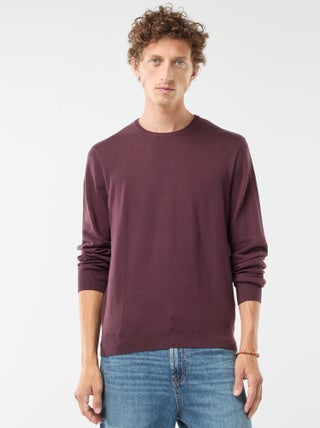 Pullover scollo tondo