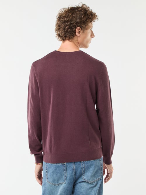 Pullover scollo tondo - Kiabi