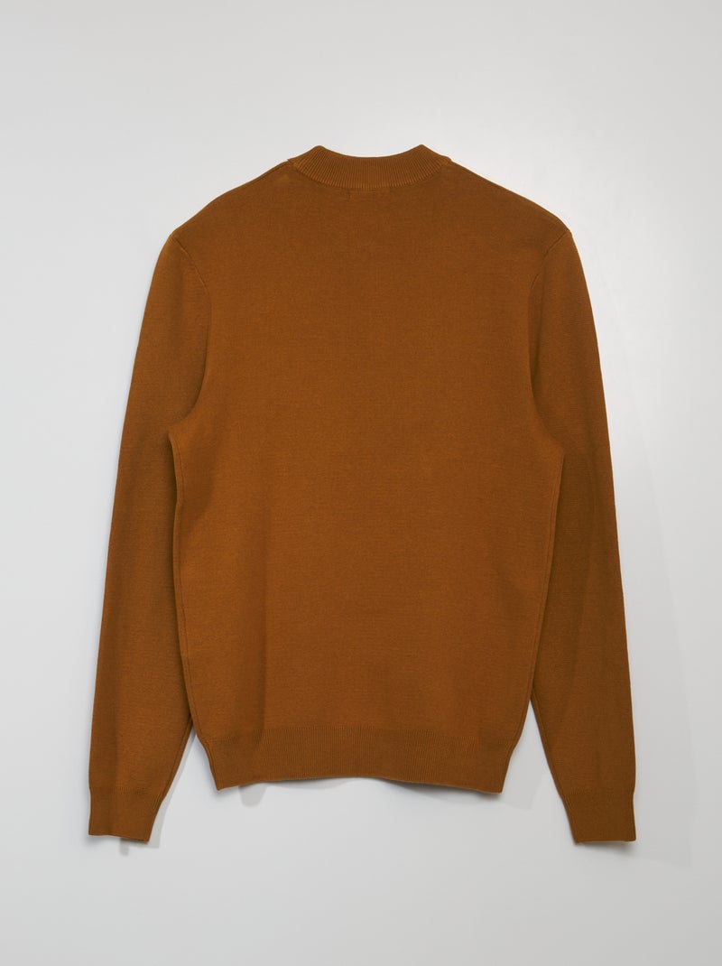 Pullover Tinta Unita Collo Alto - Nero - 20.00 - Foto 3