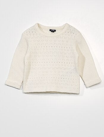 Passamontagna in tricot - Bianco - Kiabi - 6.00€