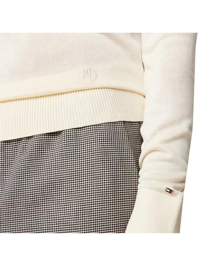 Pullover Tommy Hilfiger Donna Ecru - Kiabi