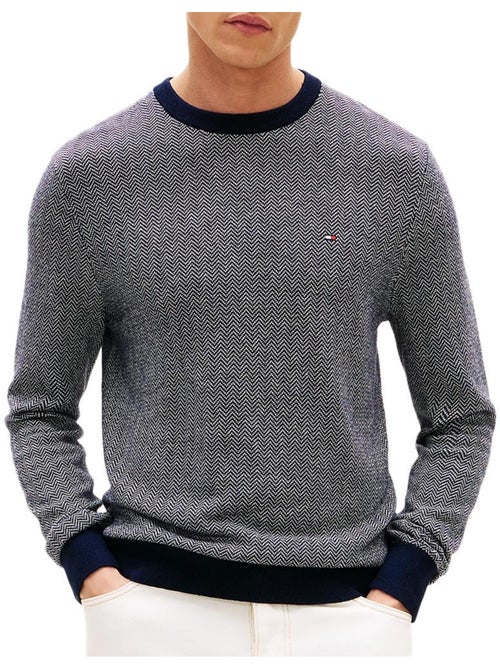 Pullover Tommy Hilfiger Uomo in Cotone Pima - Kiabi Pullover Tommy Hilfiger Uomo in Cotone Pima - Kiabi