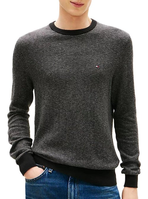 Pullover Tommy Hilfiger Uomo in Cotone Pima - Kiabi Pullover Tommy Hilfiger Uomo in Cotone Pima - Kiabi