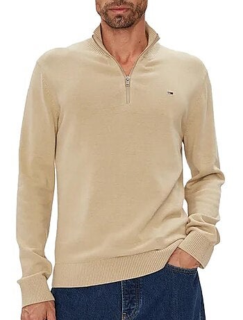 Pullover Uomo Tommy Hilfiger con Zip 1/4