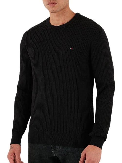 Pullover Uomo Tommy Hilfiger Pima Cotone - Kiabi Pullover Uomo Tommy Hilfiger Pima Cotone - Kiabi