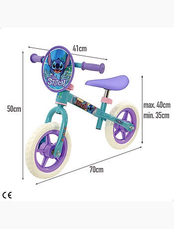 Punto bicicletta senza pedali regolabile in altezza max. 20 kg