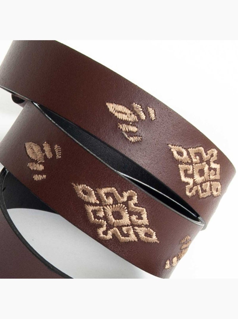 Purapiel Belts Bordbelt Marrone - Kiabi
