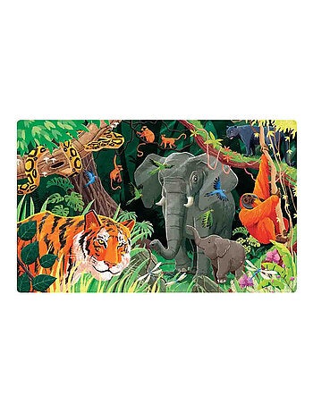 Puzzle e libri - il pianeta in pericolo - la giungla | Sassi Junior
