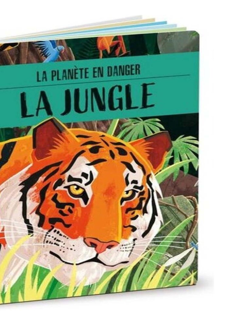 Puzzle e libri - il pianeta in pericolo - la giungla | sassi junior | sassi junior N/D - Kiabi